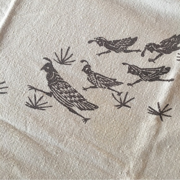 Vintage Harwood Steiger “Quail” Fabric Panel - Picture 5 of 7